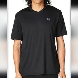 Under Armour Men's Velocity 2.0 Tech Sporty V-Neck XL Tee Shirt Like New